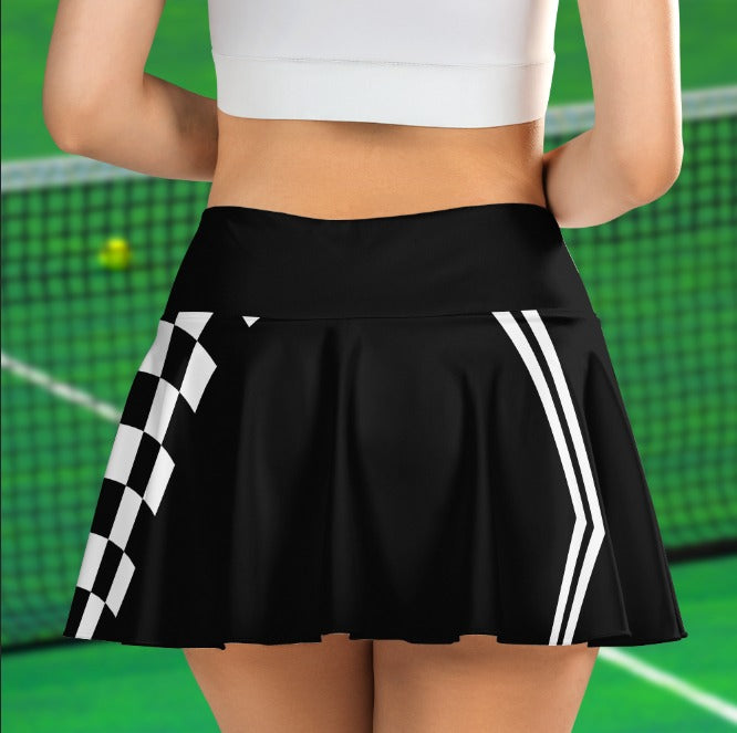 Padel Bad Girl Skirt / "Just out of Reach" (Connecting shorts with pockets)