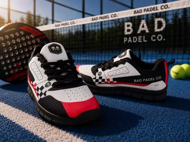 BAD PADEL CLUB KICKS – Padel Shoes, product view 1 by Bad Padel Co