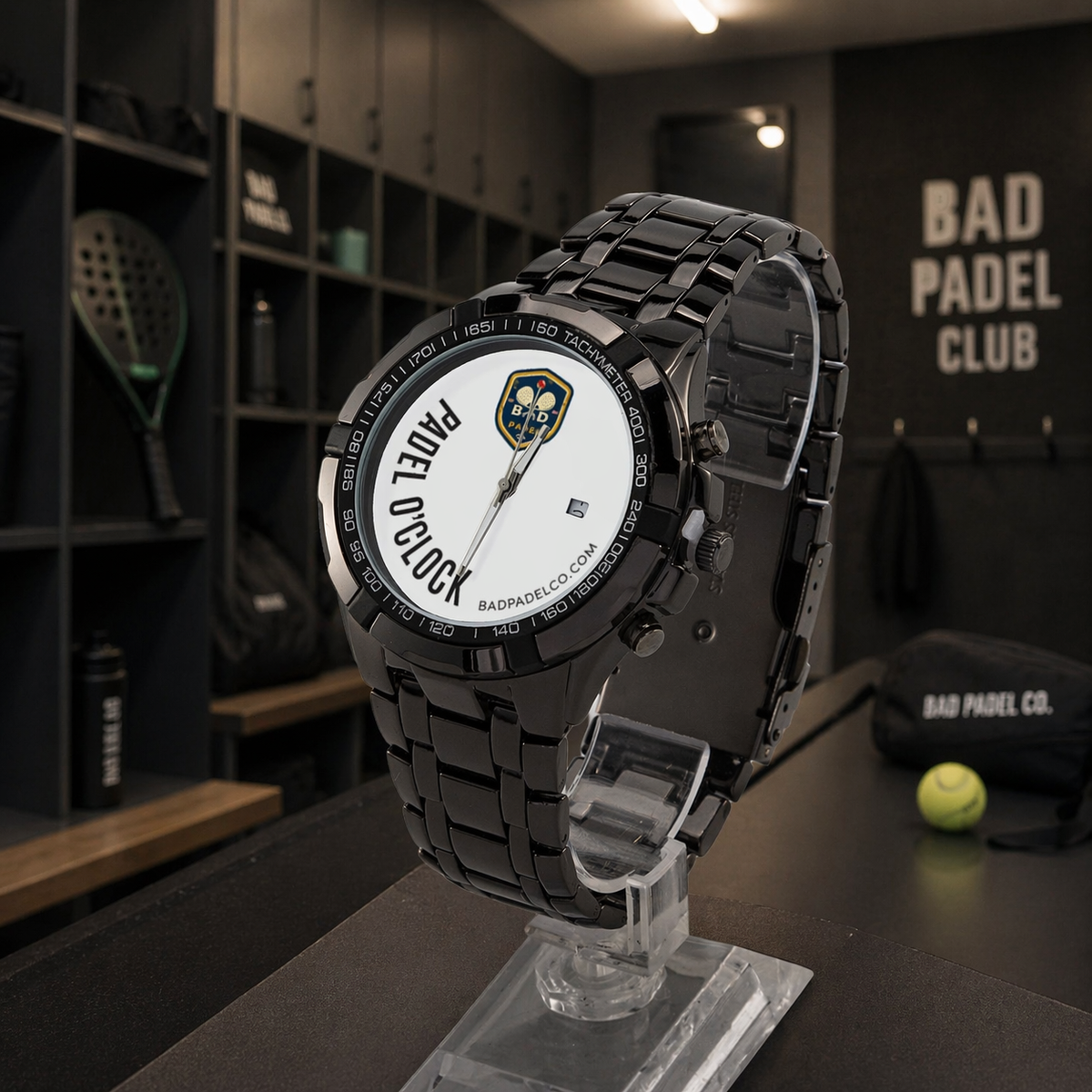 PADEL O’CLOCK — BAD PADEL WATCH – Padel Watch, product view 1 by Bad Padel Co