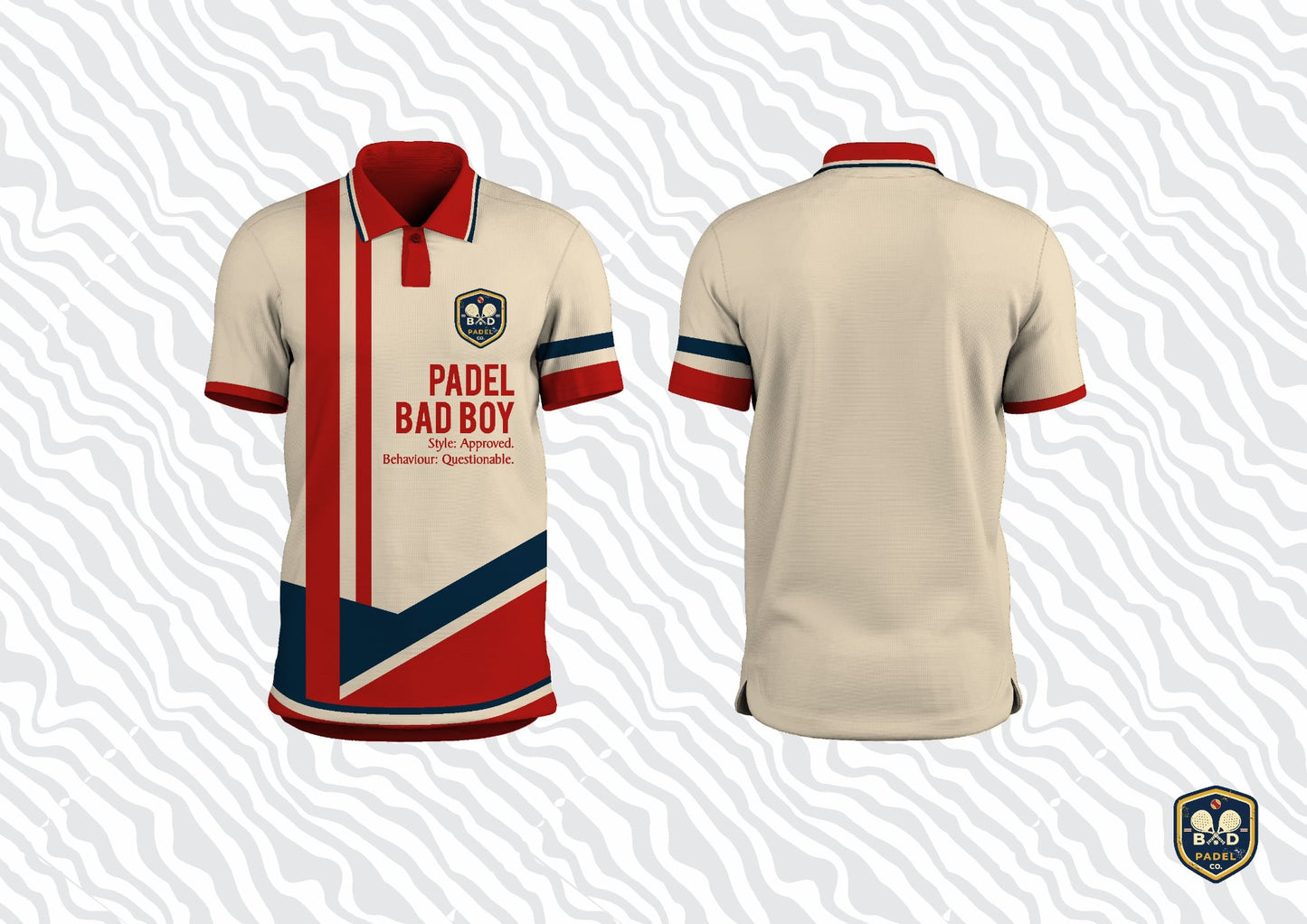 PADEL BAD BOY - STYLE APPROVED. BEHAVIOUR QUESTIONABLE / Polo Shirt