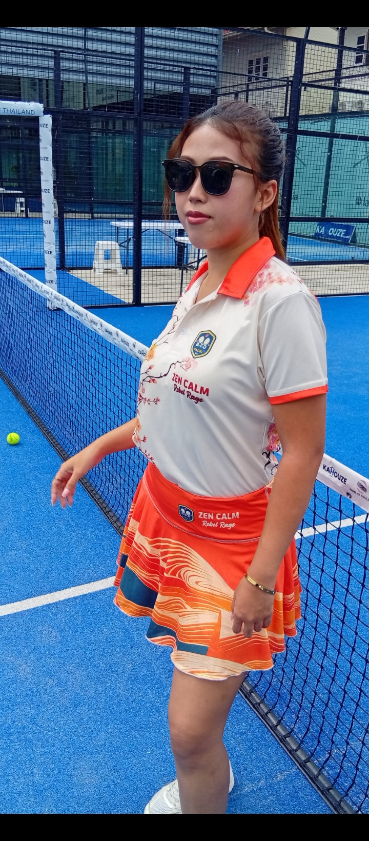 ZEN CALM / REBEL RAGE /  KIMONO RANGE / PADEL SKIRT  (Connecting shorts with Pockets)