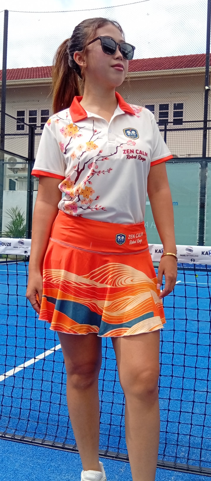 ZEN CALM / REBEL RAGE /  KIMONO RANGE / PADEL SKIRT  (Connecting shorts with Pockets)