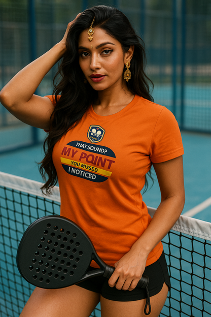 That Sound? My Point." – You Missed. I Noticed. – Men's Padel Tank Top, product view 1 by Bad Padel Co