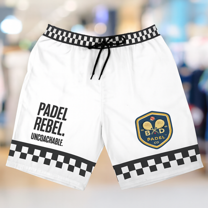 Men's Padel Shorts — Uncoachable, Padel Rebel | Bad Padel Co