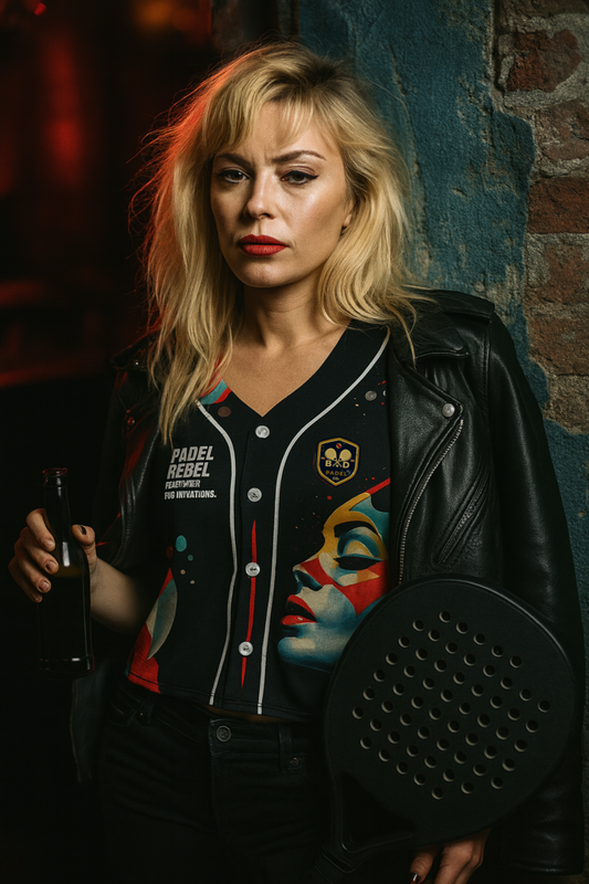 PADEL REBEL - GAME FACE BAD INTENTIONS  -  CROP TOP