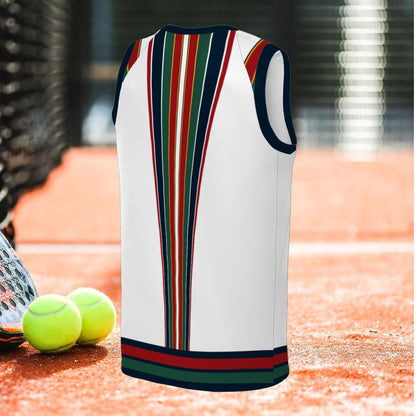 BAD PADEL MANNERS - Sleeveless Tank Top – Men's Padel Tank Top, product view 3 by Bad Padel Co