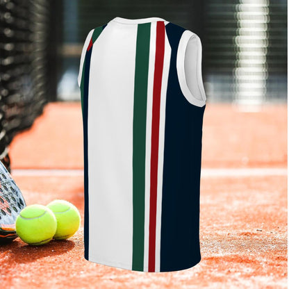 BAD PADEL MANNERS - Sleeveless Tank Top – Men's Padel Tank Top, product view 2 by Bad Padel Co