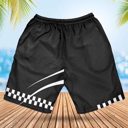 PADEL SAVAGE / BUILT TO REBEL / SHORTS – Men's Padel Shorts, product view 3 by Bad Padel Co