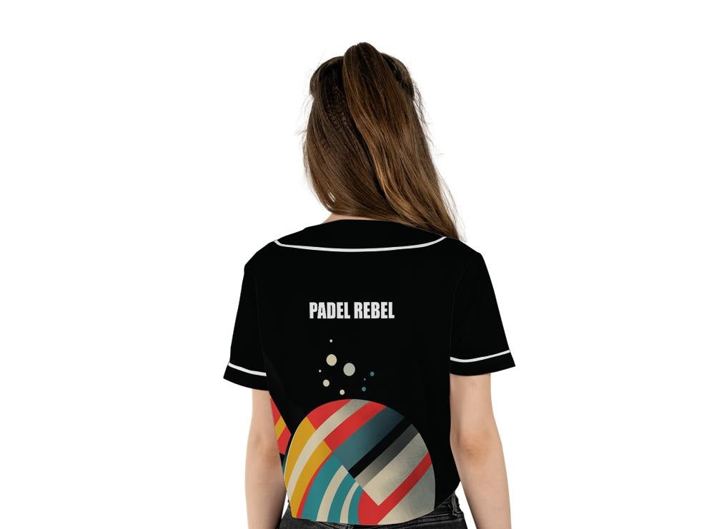 PADEL REBEL - GAME FACE BAD INTENTIONS  -  CROP TOP