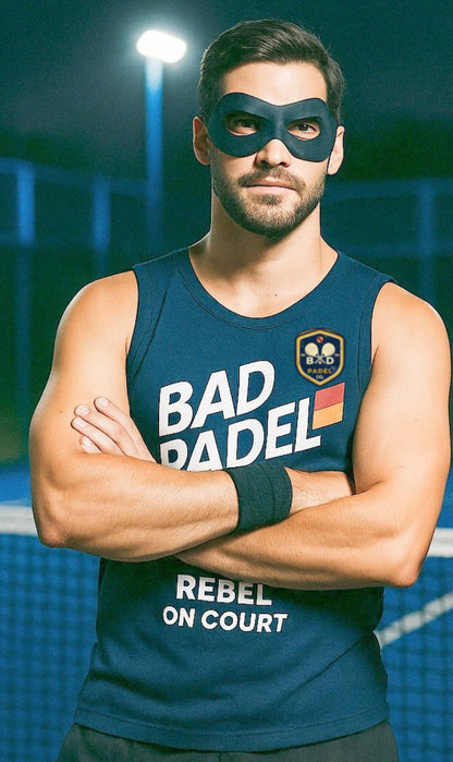 Men's Padel Tank Top — Rebel on Court | Bad Padel Co