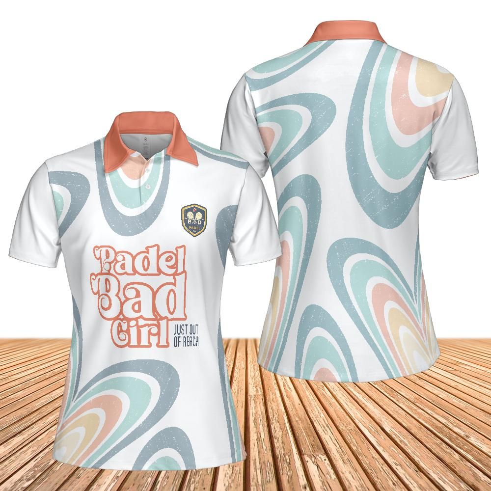 PADEL BAD GIRL - JUST OUT OF REACH - PEACH - Polo Shirt (Lightweight)