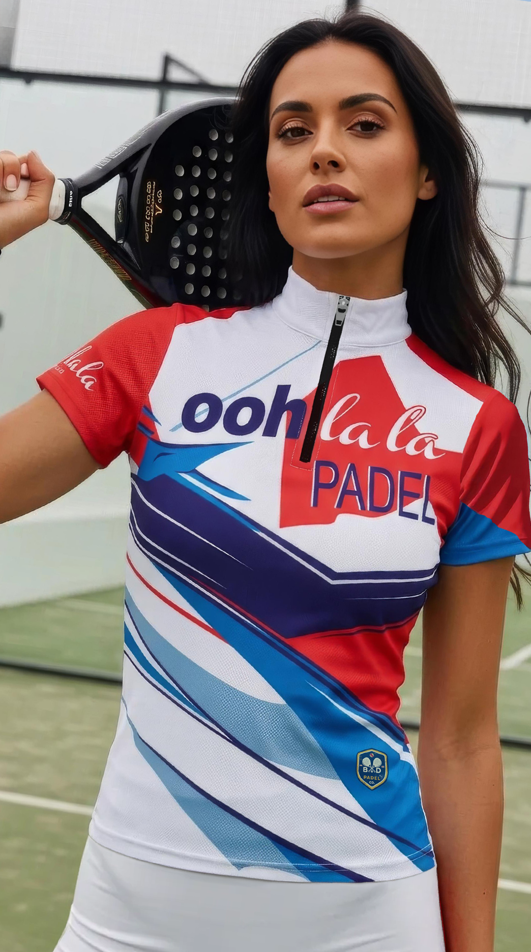 PADEL ZIP TOP / BAD PADEL GIRL
