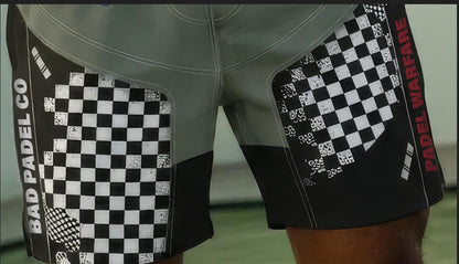PADEL WARFARE SHORTS – Men's Padel Shorts, product view 3 by Bad Padel Co