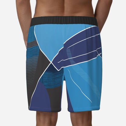 BORN FOR PADEL / BRED TO SMASH – Men's Padel Shorts, product view 3 by Bad Padel Co