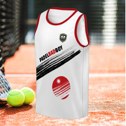 PADEL BAD BOY - Sleeveless Tank Top – Men's Padel Tank Top, product view 1 by Bad Padel Co