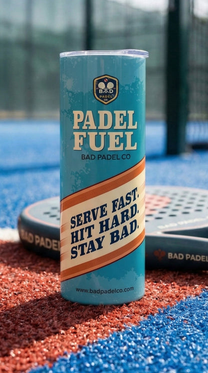 BAD PADEL SMASH BOTTLE — 20oz – Padel Sports Bottle, product view 2 by Bad Padel Co