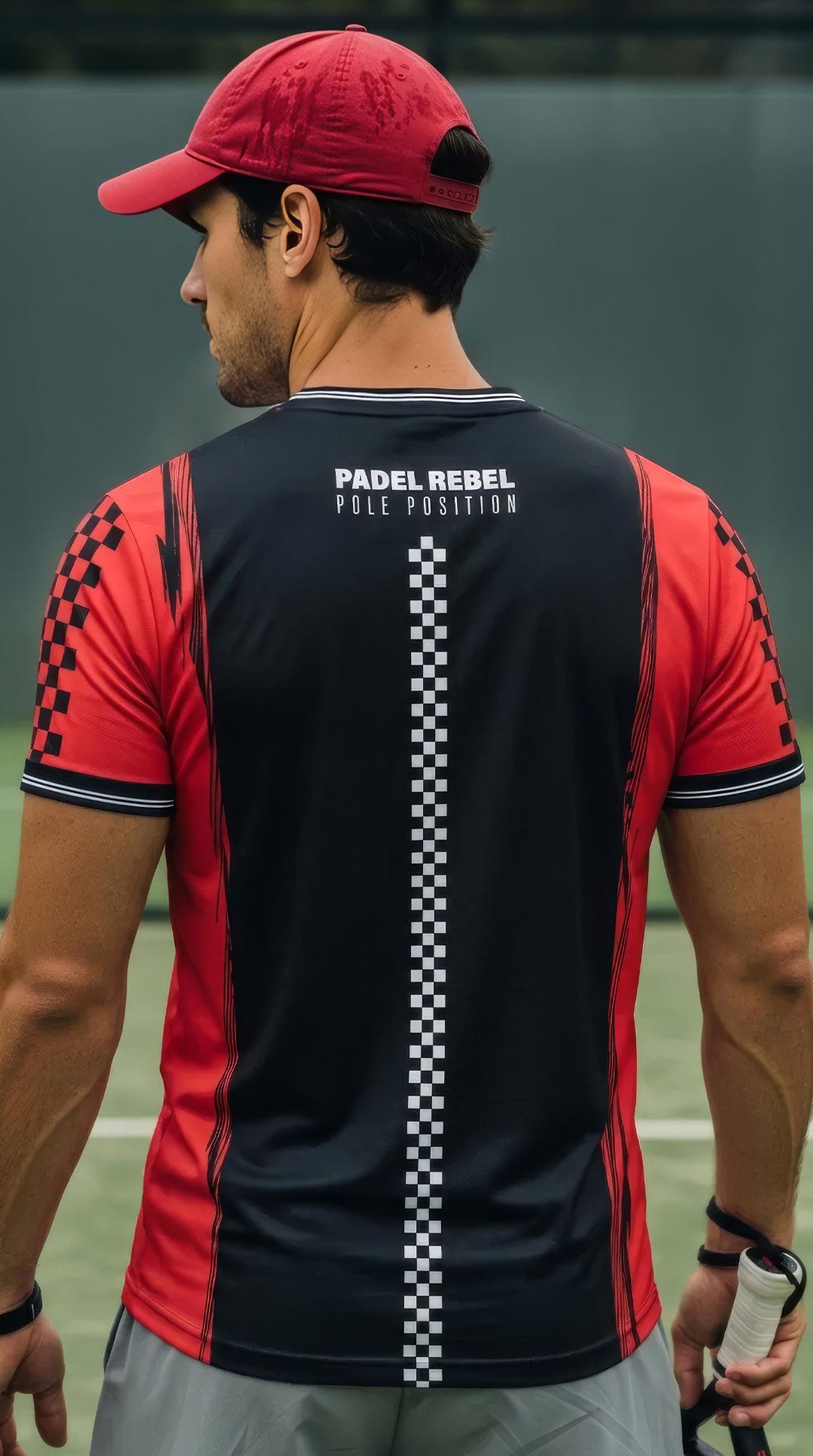 PADEL REBEL - POLE POSITION / V NECK / SLIM CUT