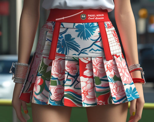 PADEL NINJA / COURT ASSASSIN / KIMONO RANGE / PADEL SKIRT  (Connecting shorts with Pockets)