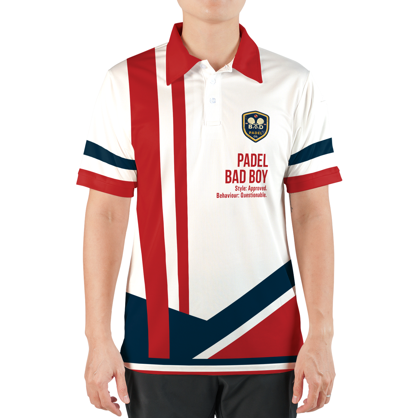 PADEL BAD BOY - STYLE APPROVED. BEHAVIOUR QUESTIONABLE / Polo Shirt