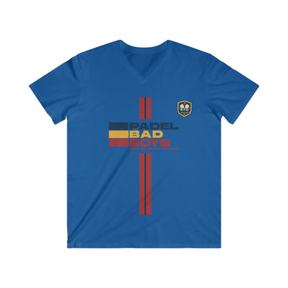 "Don't Say Enjoy the Game" - Padel Bad Boys Light Weight V-Neck – Men's Padel Tank Top, product view 6 by Bad Padel Co