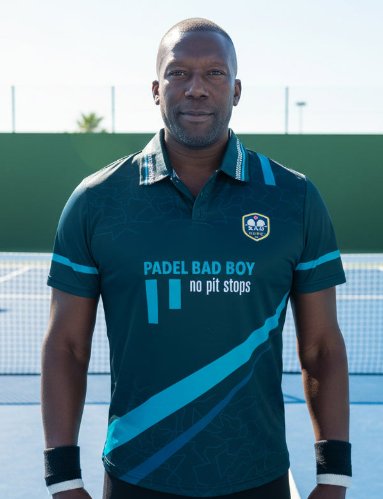 PADEL BAD BOY NO PIT STOPS  - Light Weight Polo