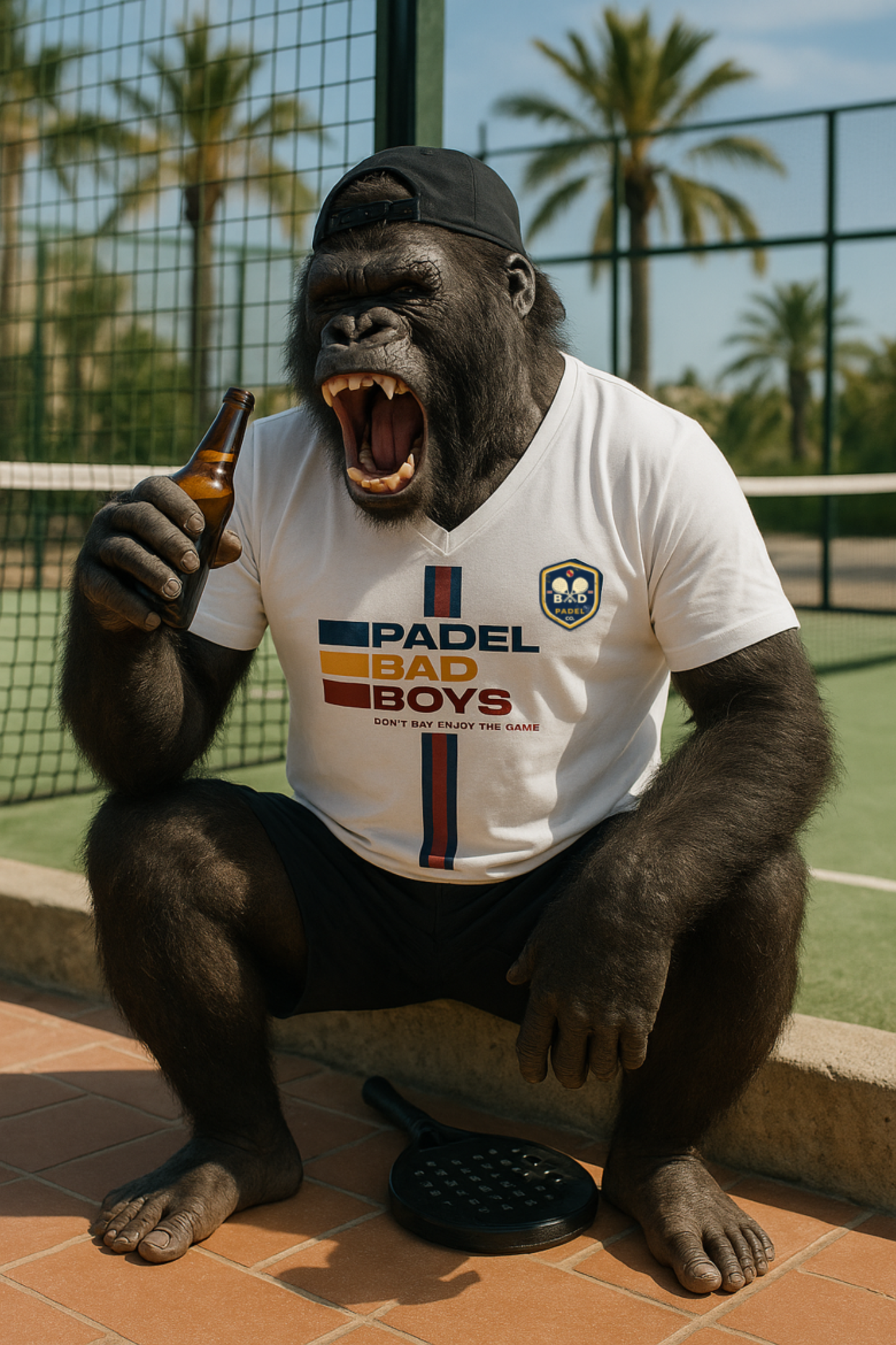 "Don't Say Enjoy the Game" - Padel Bad Boys  Light Weight V-Neck