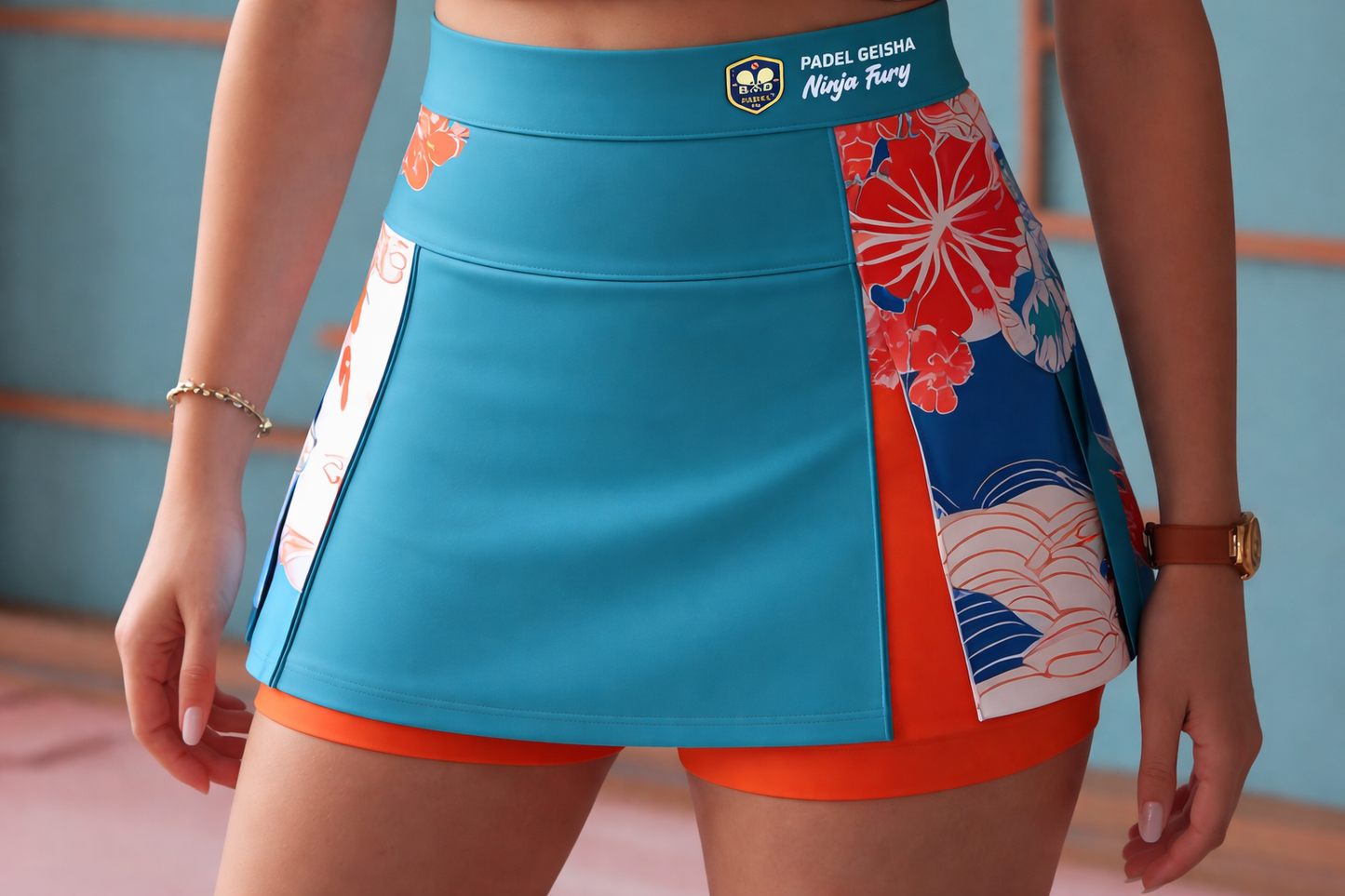 PADEL GEISHA / NINJA FURY / KIMONO RANGE / PADEL SKIRT  (Connecting shorts with Pockets)