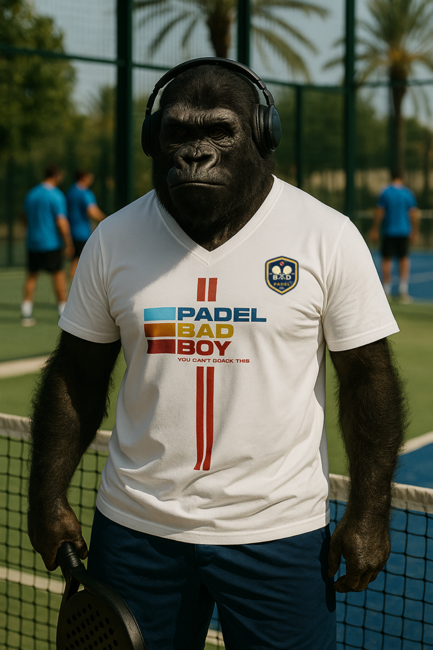 YOU CAN'T COACH THIS - PADEL BAD BOY  - Light Weight V-Neck