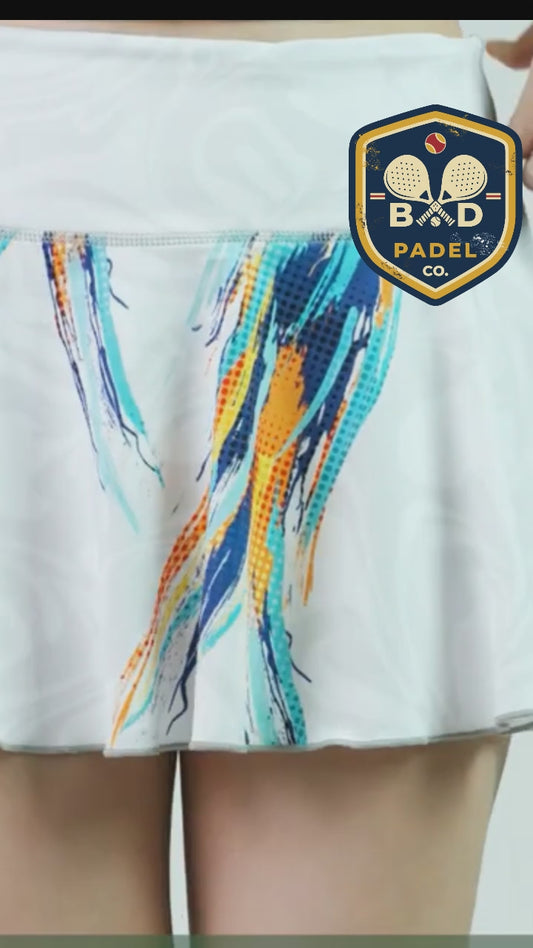 Padel Bad Girl Skirt / "Just out of Reach" (Connecting shorts with pockets)