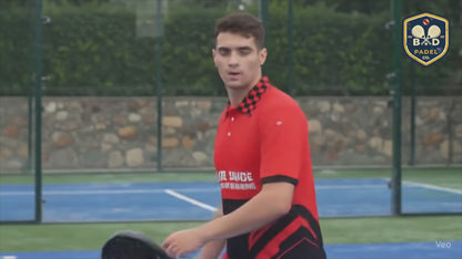 Men's Padel Polo Shirt — Padel Savage "No Warm Up. No Warning."