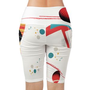 PADEL REBEL - GAME FACE. BAD INTENTIONS = SHORTS – Women's Padel Shorts, product view 2 by Bad Padel Co