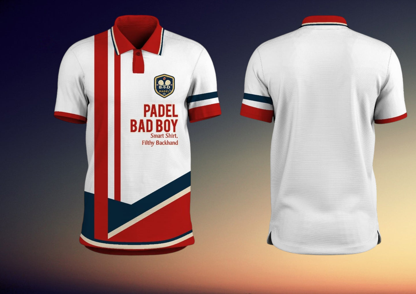 PADEL BAD BOY - SMART SHIRT. FILTHY BACKHAND / POLO