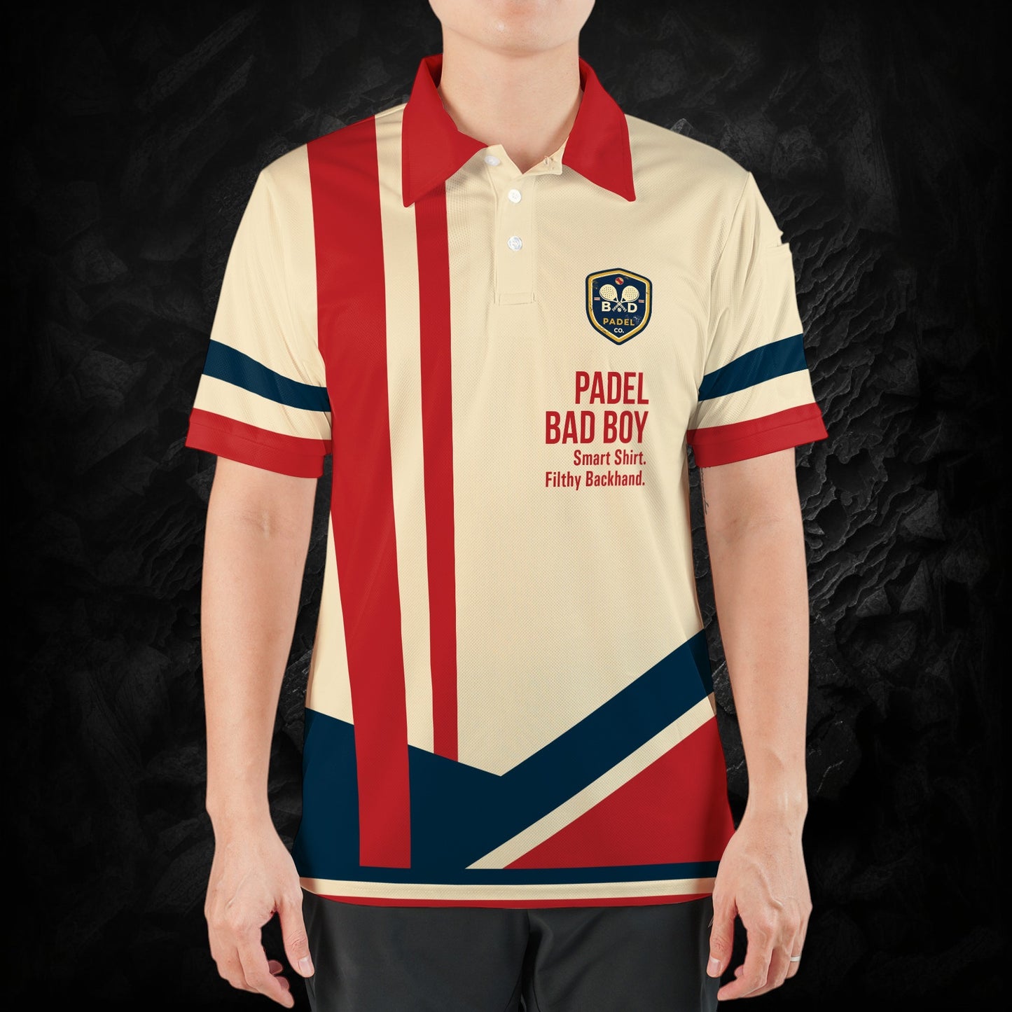 PADEL BAD BOY - SMART SHIRT. FILTHY BACKHAND / POLO